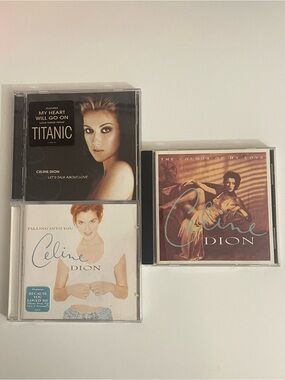 Vintage Celine Dion CD Lot - 3 CDS